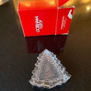 Gotham crystal Christmas tree trinket box